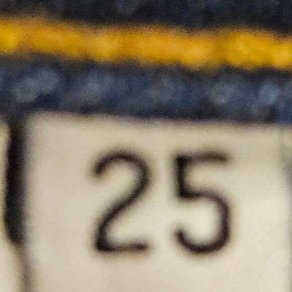 Hudson SZ 25 Low Rise Straight Leg Side Grommet Detail Capri Biker Jeans - Picture 6 of 14